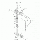 XL883HUG 4CEM SPORTSTER 883 HUGGER (2002) STEERING HEAD BRACKET ASSEMBLY