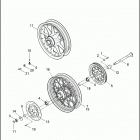 FLHT 1DDV ELECTRA GLIDE STANDARD (2002) Заднее колесо