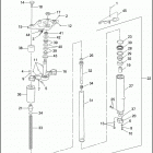 FLHT 1DDV ELECTRA GLIDE STANDARD (2002) FRONT FORK - RIGHT