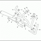 XL883R 4CKM SPORTSTER 883R (2002) EXHAUST SYSTEM - 883R