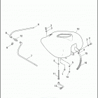 FLHTCI 1FFW ELECTRA GLIDE CLASSIC (2002) FUEL TANK  - FUEL INJECTED FLHTCUI, FLHTCI & FLTRI