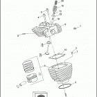 FLHR 1FDV ROAD KING (2002) CYLINDERS, HEADS & VALVES - TWIN CAM 88 ™