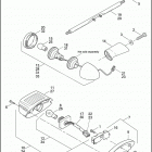 FXDWG 1GEV DYNA WIDE GLIDE (2002) TAIL LAMP & REAR TURN SIGNALS