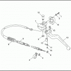 XL1200 1CAP SPORTSTER 1200 (2000) Привод управления сцеплением