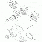 FLHT 1DDV ELECTRA GLIDE STANDARD (2002) AIR CLEANER AND ENRICHENER