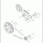 FXDWG3 1PEV CVO DYNA WIDE GLIDE (2002) BELTS, CHAINS & SPROCKETS