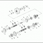 FLHTCUI 1FCW ULTRA CLASSIC (2002) TRANSMISSION GEARS