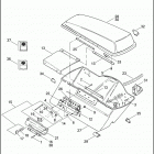 FLHRSEI 1PDC CVO ROAD KING (2002) Кофры боковые