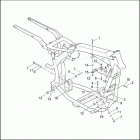 FXDWG2 1PBV CVO DYNA WIDE GLIDE (2001) ENGINE MOUNTS & STABILIZER LINK