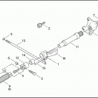 XL883C 4CJM SPORTSTER 883 CUSTOM (2000) REAR BRAKE CONTROL - 883 / 1200 CUSTOM