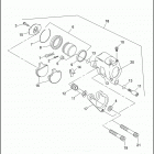 FLSTS 1BRY HERITAGE SPRINGER (2002) FRONT BRAKE CALIPER - SPRINGER MODELS