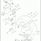 FLHT 1DDV ELECTRA GLIDE STANDARD (2002) Задний бампер