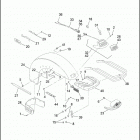 FLHT 1DDV ELECTRA GLIDE STANDARD (2002) Переднее крыло