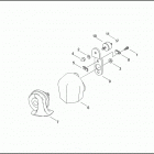 FLHTPI 1FMW ELECTRA GLIDE STANDARD POLICE (2002) Клаксон
