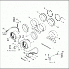 XL883 4CAM SPORTSTER 883 (2000) SPEEDOMETER & TACHOMETER