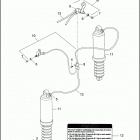 FLHT 1DDV ELECTRA GLIDE STANDARD (2002) REAR SHOCK ABSORBERS & AIR SUSPENSION SYSTEM