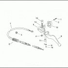 FLHTPI 1FMW ELECTRA GLIDE STANDARD POLICE (2002) Привод управления сцеплением