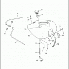 FLHRI 1FBW ROAD KING (2002) FUEL TANK, FUEL INJECTED - FLHRI & FLHRCI