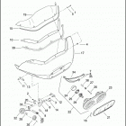FLTRSEI2 1PCC CVO ROAD GLIDE (2001) WINDSHIELD, FAIRING & HEADLAMPS