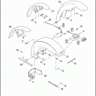 FXSTB 1BTY NIGHT TRAIN (2001) FRONT FENDER - FXST / I, FXSTB / I, FXSTD / I, FLSTC / I...