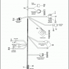 XL883HUG 4CEM SPORTSTER 883 HUGGER (2001) MAIN WIRING HARNESS (2 OF 2)