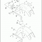 FLSTS 1BRY HERITAGE SPRINGER (2001) REAR FENDER & SUPPORTS - FLSTC / I, FLSTF / I & FLSTS / ...