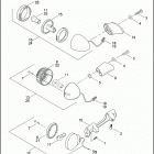 FXSTB 1BTY NIGHT TRAIN (2001) REAR TURN SIGNALS