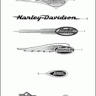 FXSTB 1BTY NIGHT TRAIN (2001) FUEL TANK TRIM
