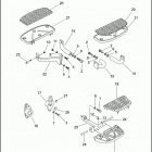 FLHTCI 1FFW ELECTRA GLIDE CLASSIC (2001) FOOTBOARDS