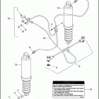 FLHRI 1FBW ROAD KING (2000) REAR SHOCK ABSORBERS & AIR SUSPENSION SYSTEM