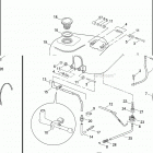 XL883C 4CJM SPORTSTER 883 CUSTOM (2001) Топливный бак