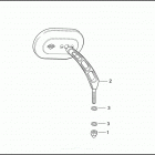 FLTRSEI2 1PCC CVO ROAD GLIDE (2001) Зеркало