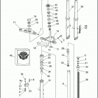 FXSTB 1BTY NIGHT TRAIN (2001) FRONT FORK - FXST / I & FXSTB / I