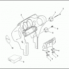 FLHTPI 1FMW ELECTRA GLIDE STANDARD POLICE (2001) INNER FAIRING - FLHTPI