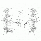 FLHTPI 1FMW ELECTRA GLIDE STANDARD POLICE (2001) HANDLEBAR SWITCHES