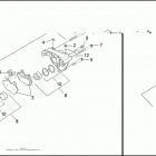 FLHTCI 1FFW ELECTRA GLIDE CLASSIC (2001) Передний суппорт