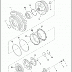 FLTRSEI2 1PCC CVO ROAD GLIDE (2001) Сцепление