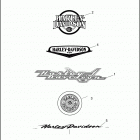 FLHTCI 1FFW ELECTRA GLIDE CLASSIC (2001) FUEL TANK TRIM