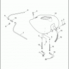 FLHTCI 1FFW ELECTRA GLIDE CLASSIC (2001) FUEL TANK, FUEL INJECTED - FLHTCUI, FLHTCI & FLTRI