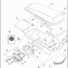 FLTRSEI2 1PCC CVO ROAD GLIDE (2001) Кофры боковые