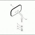 FLHTCI 1FFW ELECTRA GLIDE CLASSIC (2001) Зеркало