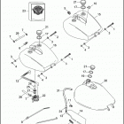 FXD 1GHV DYNA SUPER GLIDE (2001) FUEL TANKS
