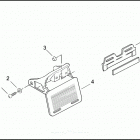 FXDWG2 1PBV CVO DYNA WIDE GLIDE (2001) LICENSE PLATE BRACKETS