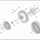 XL1200 1CAP SPORTSTER 1200 (2000) REAR WHEEL - CAST