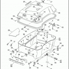 FLHTCI 1FFW ELECTRA GLIDE CLASSIC (2001) LUGGAGE BOX (KING TOUR-PAK)