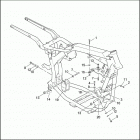 FXDP 1GKV DYNA DEFENDER (2001) ENGINE MOUNTS & STABILIZER LINK