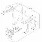 FLSTC 1BJY HERITAGE SOFTAIL CLASSIC (2000) WINDSHIELD - FLSTC