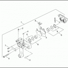 FXSTB 1BTY NIGHT TRAIN (2000) Задний суппорт