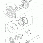 FXD 1GHV DYNA SUPER GLIDE (2000) Сцепление