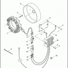 FXSTB 1BTY NIGHT TRAIN (2000) ALTERNATOR & REGULATOR
